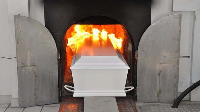Кремирование тела в крематории